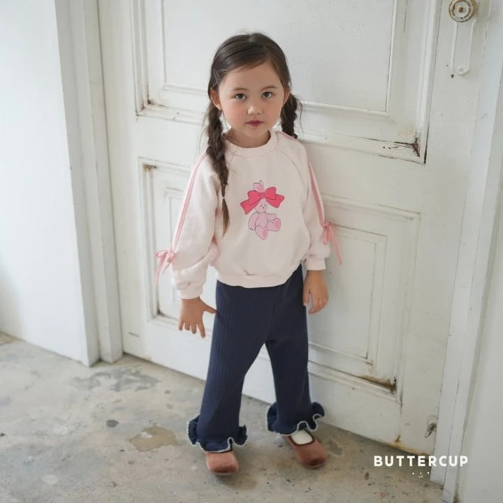 Buttercup - Korean Children Fashion - #fashionkids - Rib Frill Pants - 7