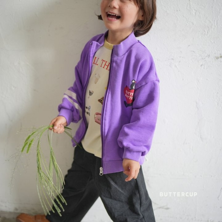 Buttercup - Korean Children Fashion - #fashionkids - Garment Bear Zip-up Jacket - 5