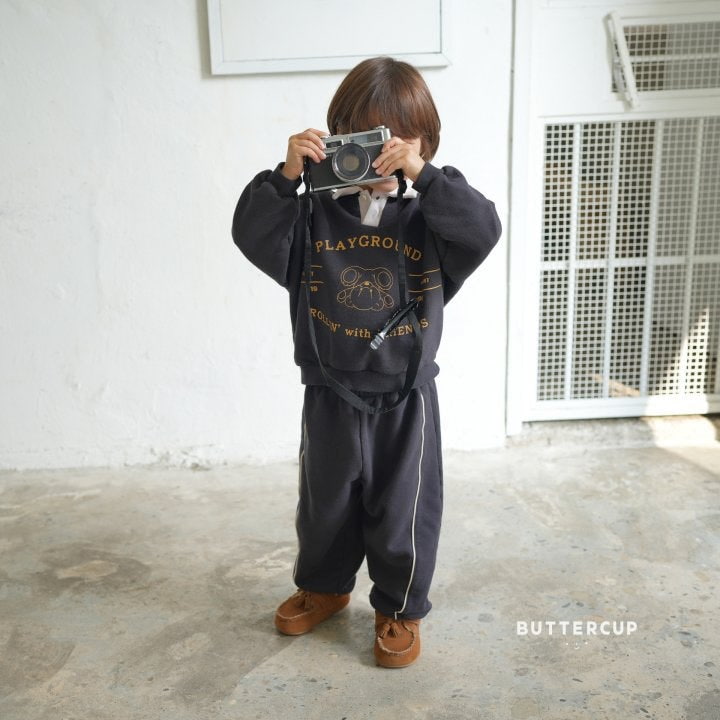 Buttercup - Korean Children Fashion - #discoveringself - Playground Top Bottom Set - 4