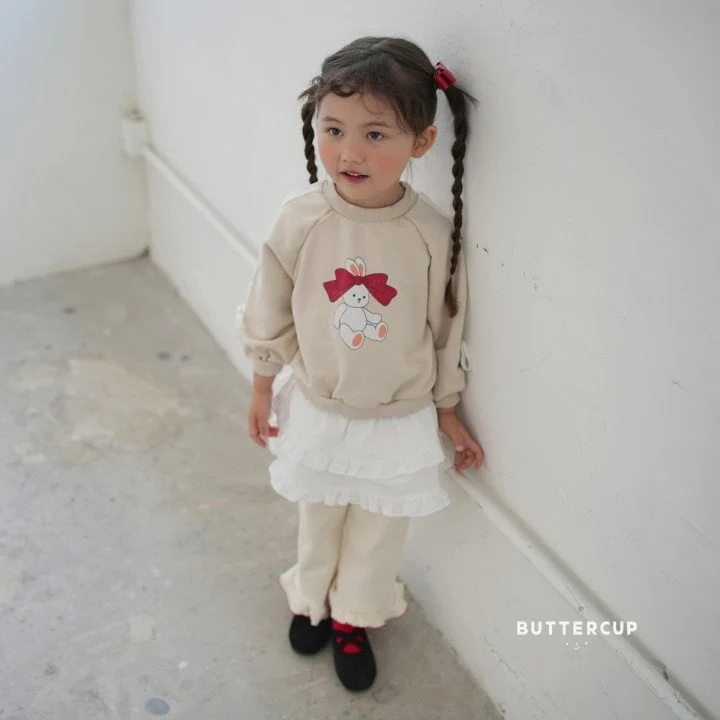 Buttercup - Korean Children Fashion - #kidsshorts - Rib Frill Pants - 8