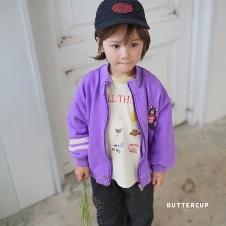 Buttercup - Korean Children Fashion - #kidsshorts - Garment Bear Zip-up Jacket - 6