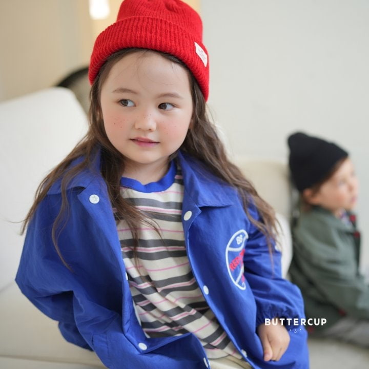 Buttercup - Korean Children Fashion - #littlefashionista - Red Champ Mark Jumper - 7