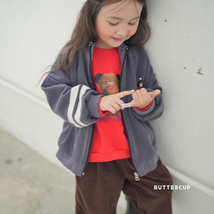 Buttercup - Korean Children Fashion - #magicofchildhood - Garment Bear Zip-up Jacket - 11