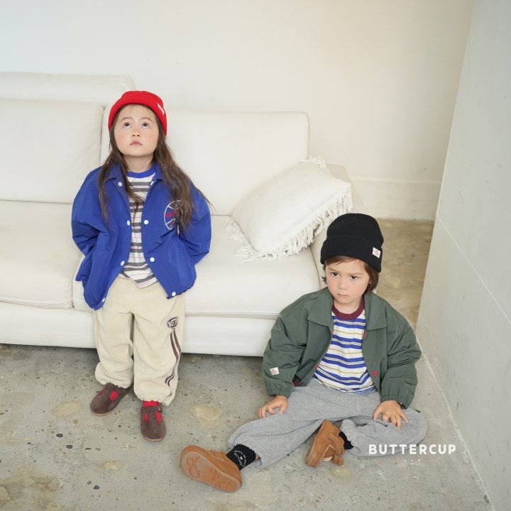 Buttercup - Korean Children Fashion - #minifashionista - Red Champ Mark Jumper - 9