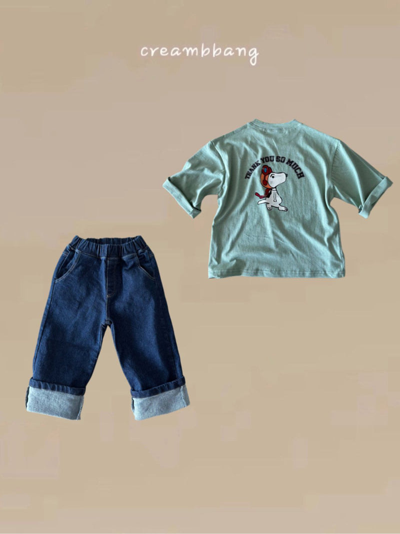 Cream Bbang - Korean Children Fashion - #Kfashion4kids - Thanks Midi Boxy Tee - 12