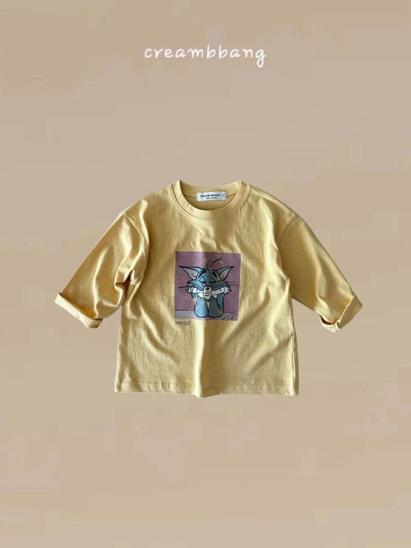 Cream Bbang - Korean Children Fashion - #designkidswear - Mood Single Tee - 8