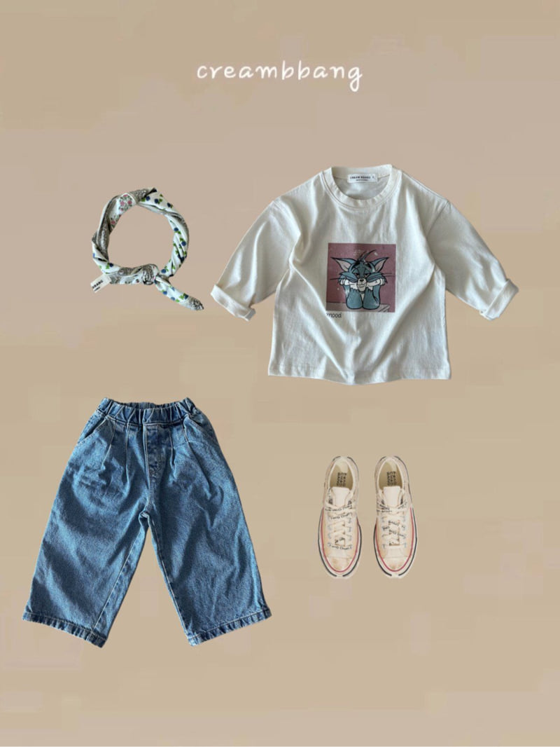 Cream Bbang - Korean Children Fashion - #minifashionista - Mood Single Tee - 3