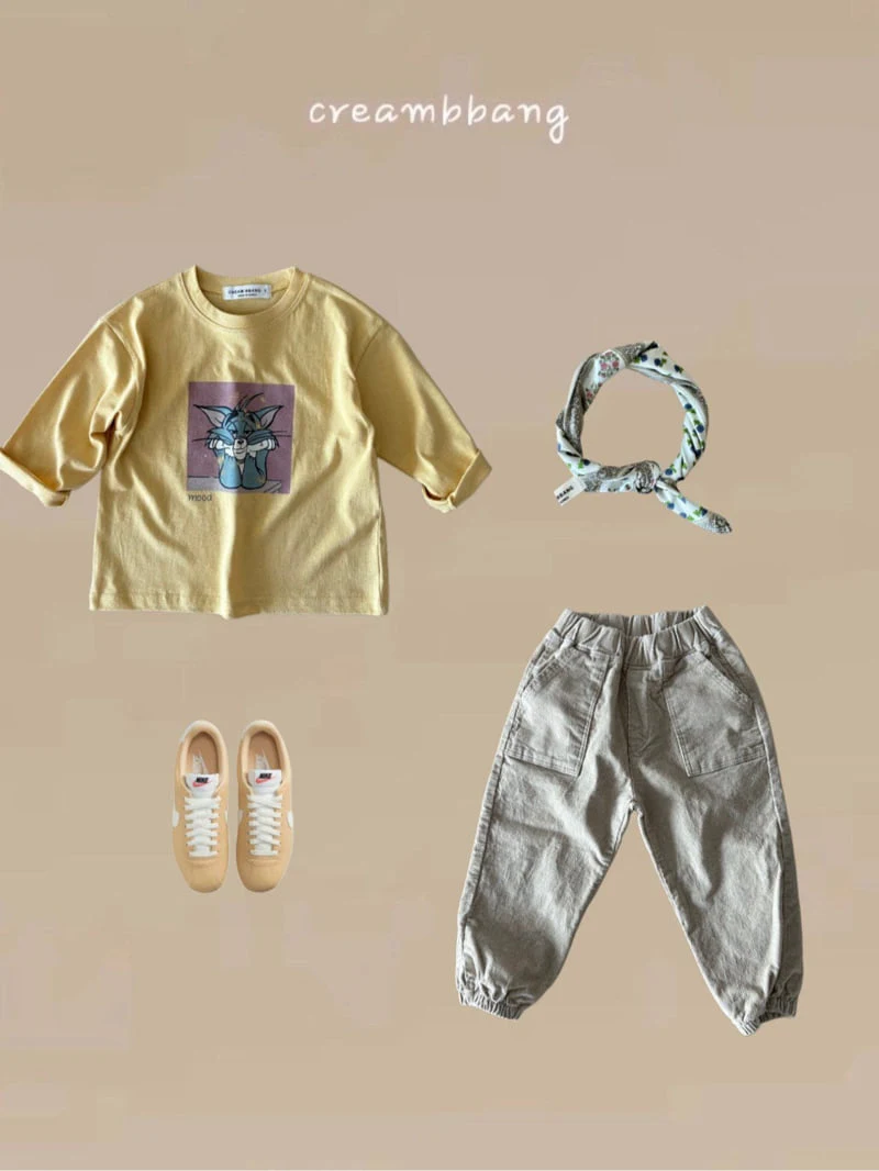 Cream Bbang - Korean Children Fashion - #minifashionista - Mood Single Tee - 4