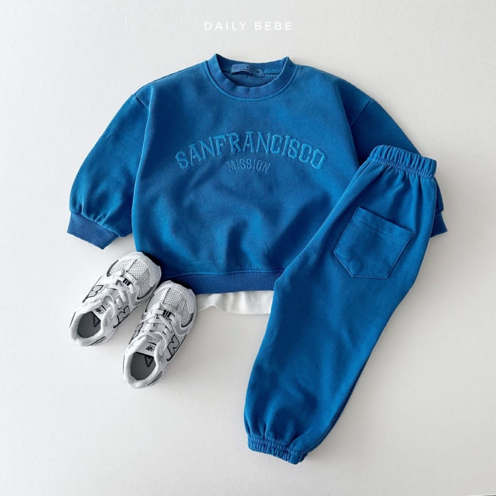 Daily Bebe - Korean Children Fashion - #fashionkids - Pigment Top Bottom Set - 2