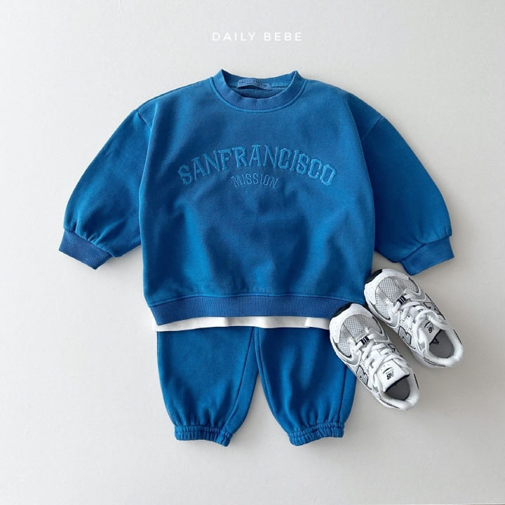 Daily Bebe - Korean Children Fashion - #kidsshorts - Pigment Top Bottom Set - 3