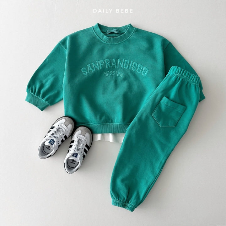 Daily Bebe - Korean Children Fashion - #magicofchildhood - Pigment Top Bottom Set - 8