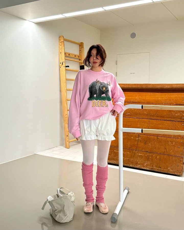 Dailyjud - Korean Women Fashion - #momslook - Bear Sweatshirts - 6