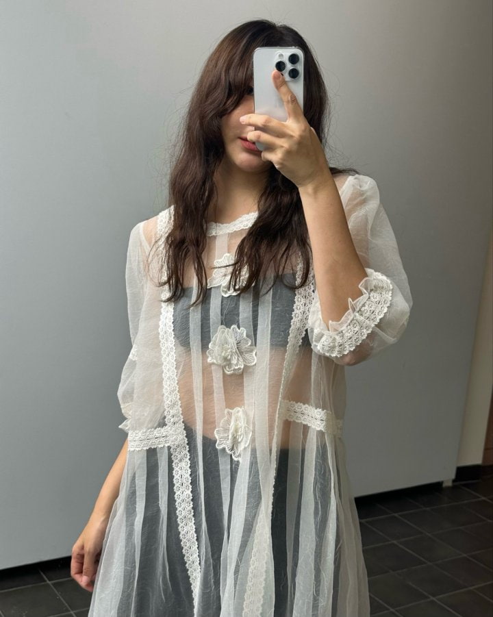 Dailyjud - Korean Women Fashion - #momslook - Anna Organza Dress - 5