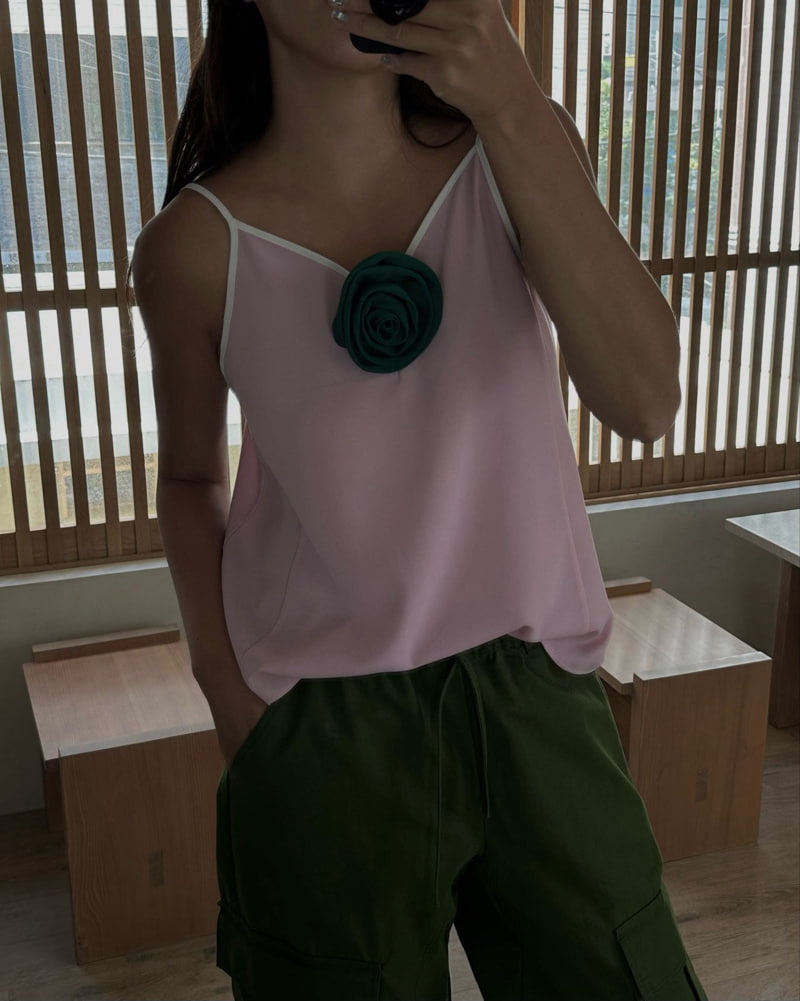 Dailyjud - Korean Women Fashion - #momslook - Piping Sleeveless Top - 7