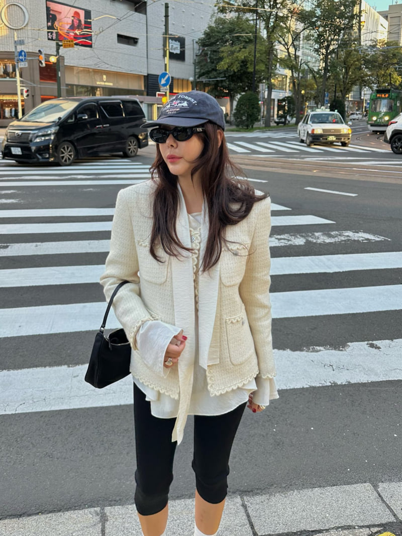 Dailyjud - Korean Women Fashion - #momslook - Aurora Tweed Jacket - 11