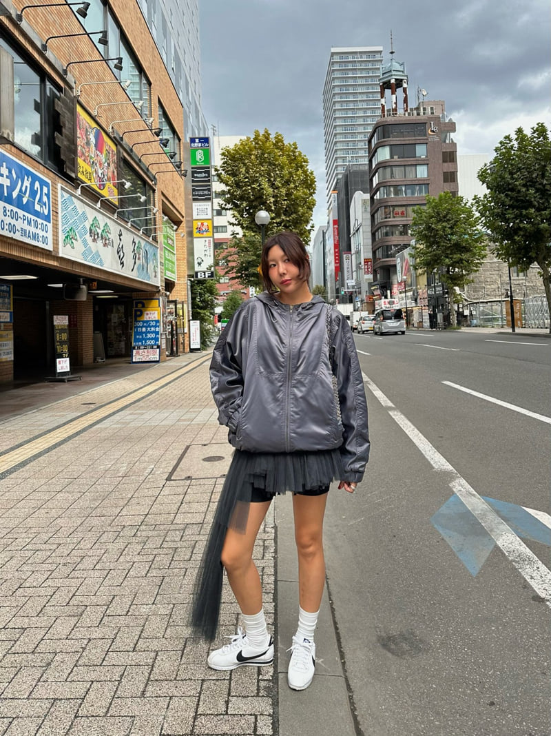 Dailyjud - Korean Women Fashion - #momslook - Gray Awesome Jumper - 5