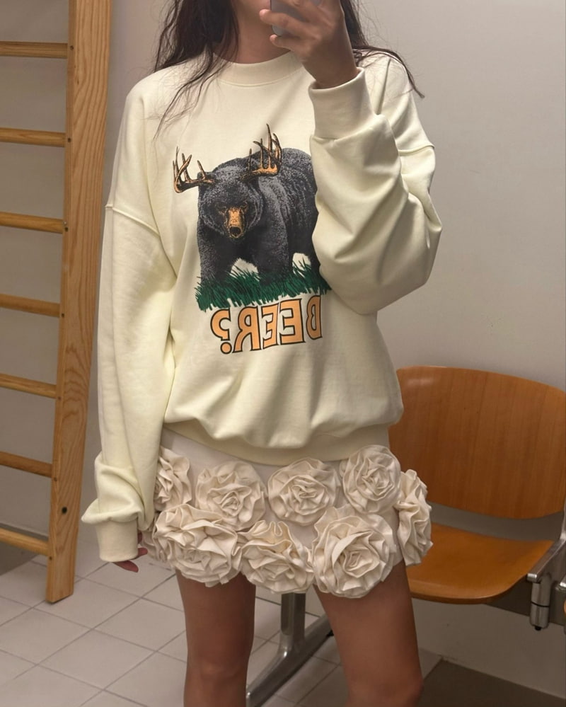 Dailyjud - Korean Women Fashion - #womensfashion - Bear Sweatshirts - 11