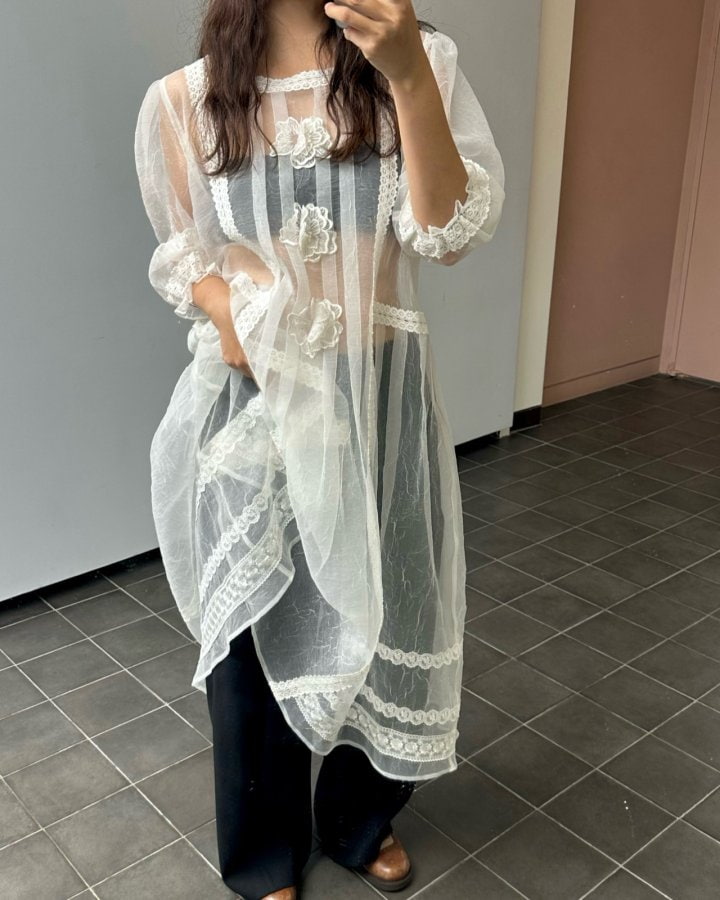 Dailyjud - Korean Women Fashion - #womensfashion - Anna Organza Dress - 8