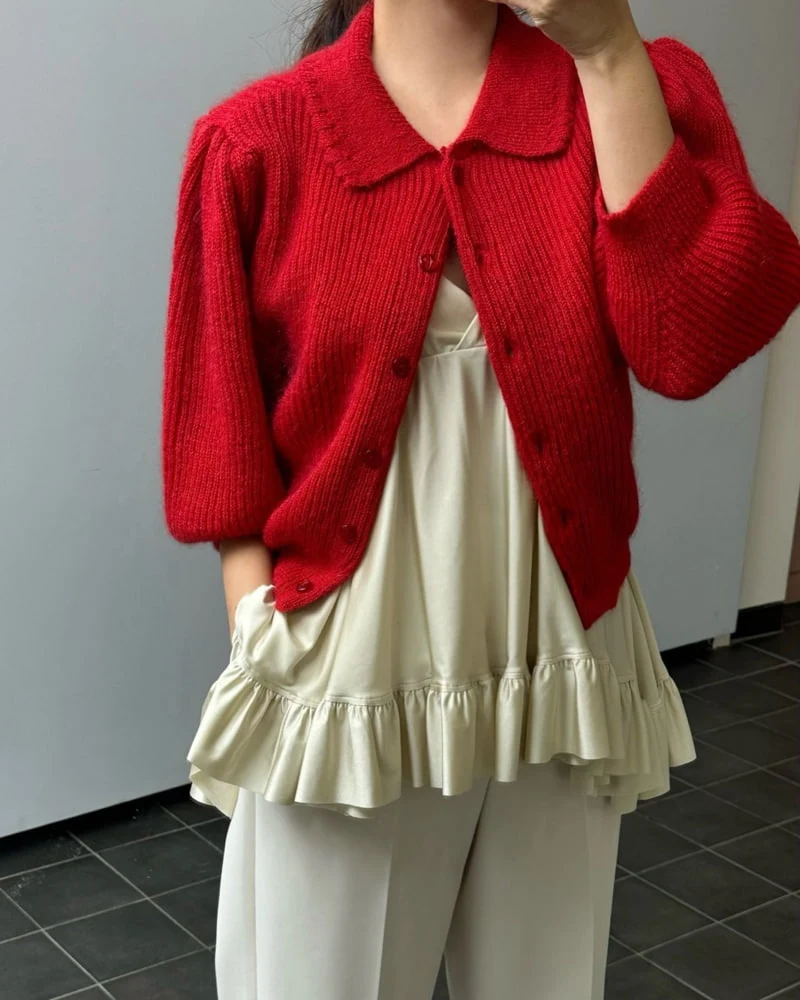 Dailyjud - Korean Women Fashion - #womensfashion - Rococo Mohair Cardigan - 2