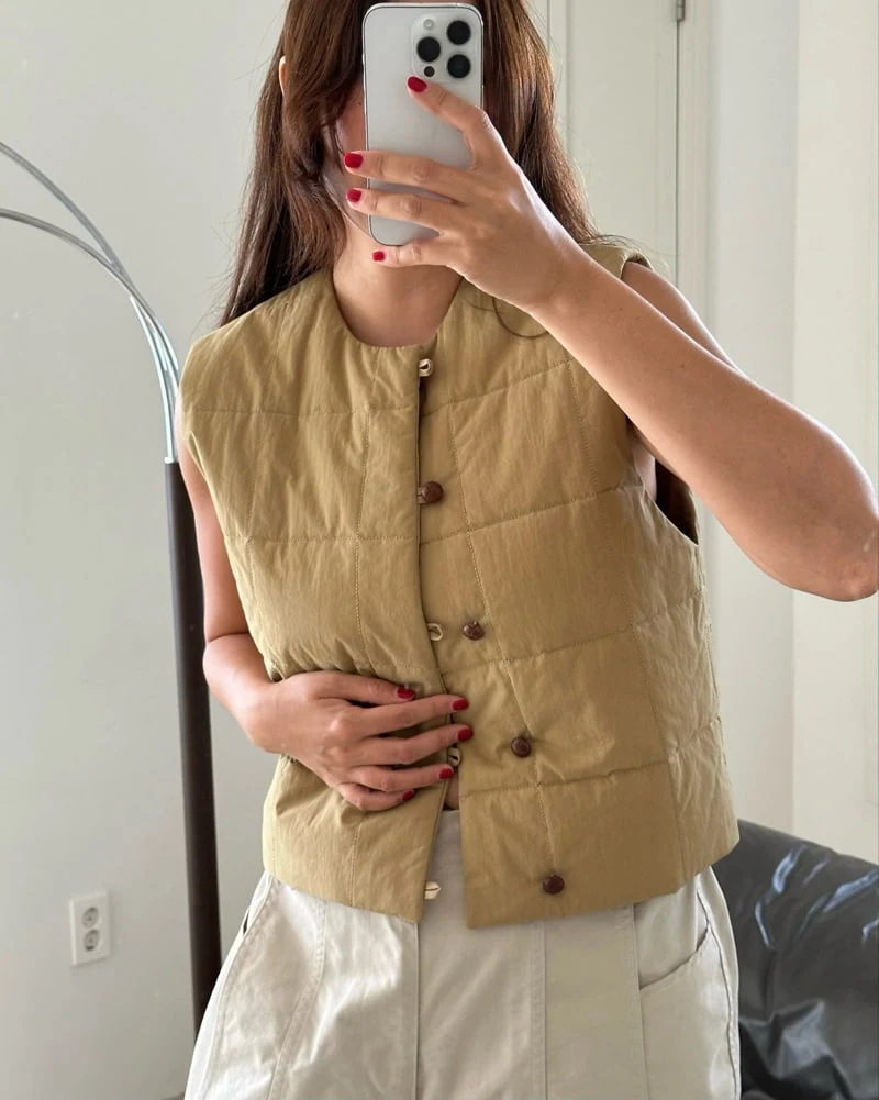 Dailyjud - Korean Women Fashion - #womensfashion - Boat Quilt Vest