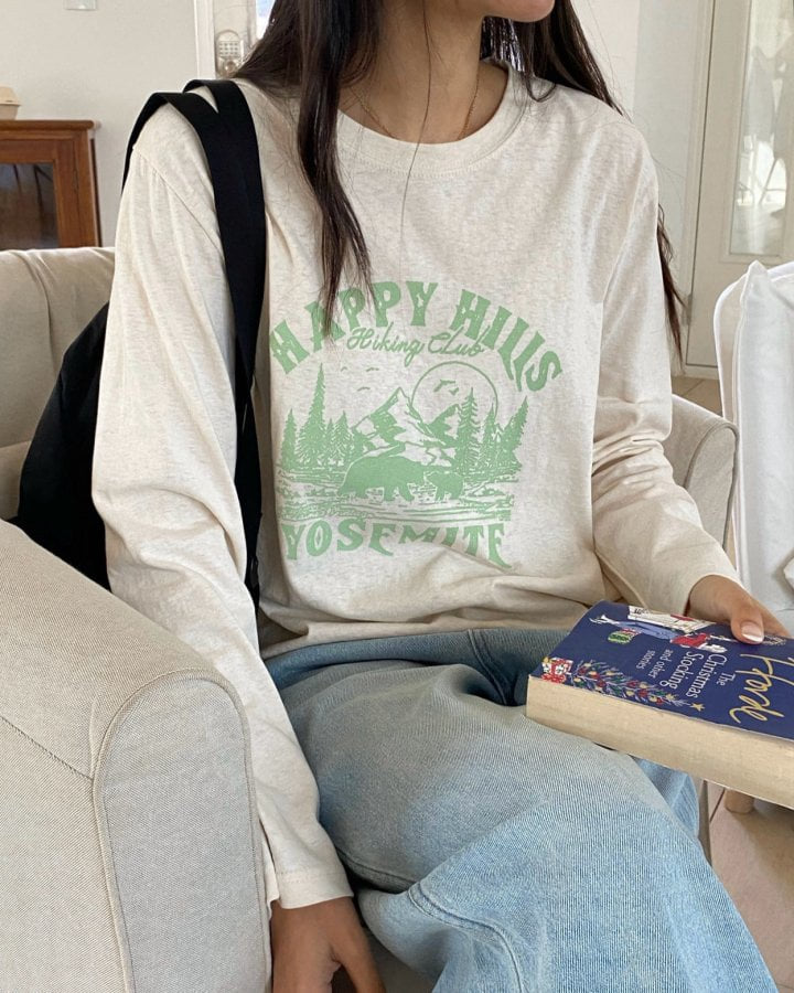 Diana - Korean Women Fashion - #momslook - Happy Hill Tee - 11