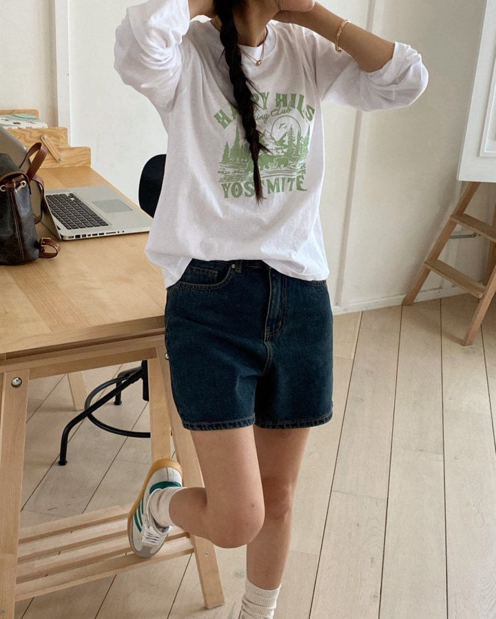 Diana - Korean Women Fashion - #momslook - Happy Hill Tee - 5