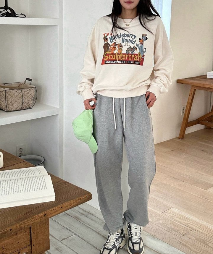 Diana - Korean Women Fashion - #momslook - Hound Sweatshirts - 2