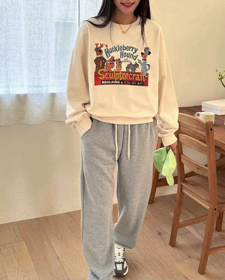 Diana - Korean Women Fashion - #momslook - Hound Sweatshirts - 6