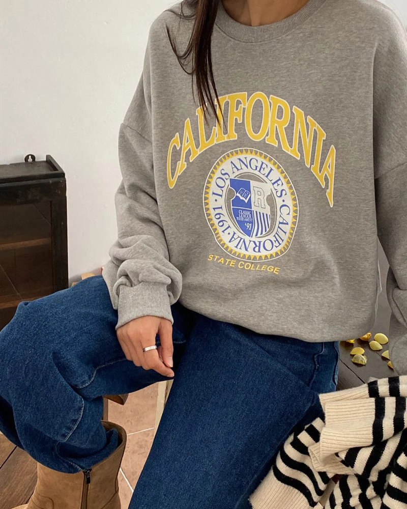 Diana - Korean Women Fashion - #romanticstyle - California Sweatshirts - 7