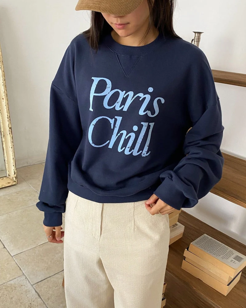 Diana - Korean Women Fashion - #thatsdarling - Paris Sweatshirts - 8