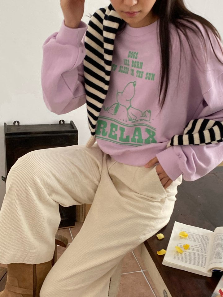 Diana - Korean Women Fashion - #womensfashion - Relax Sweatshirts - 9