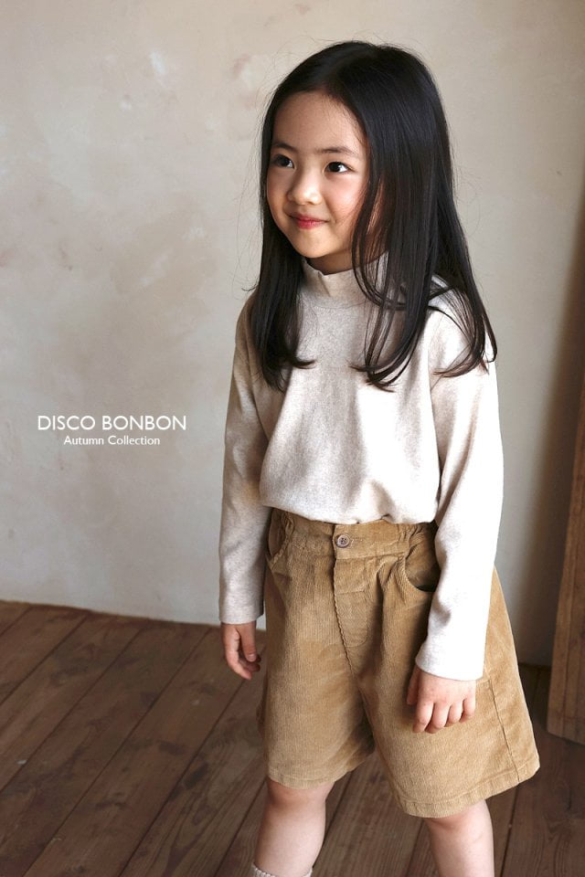 Disco Bonbon - Korean Children Fashion - #Kfashion4kids - Span Corduroy Half Pants - 5