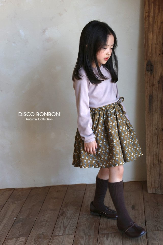 Disco Bonbon - Korean Children Fashion - #childofig - Ribbon Tie Skirt - 12