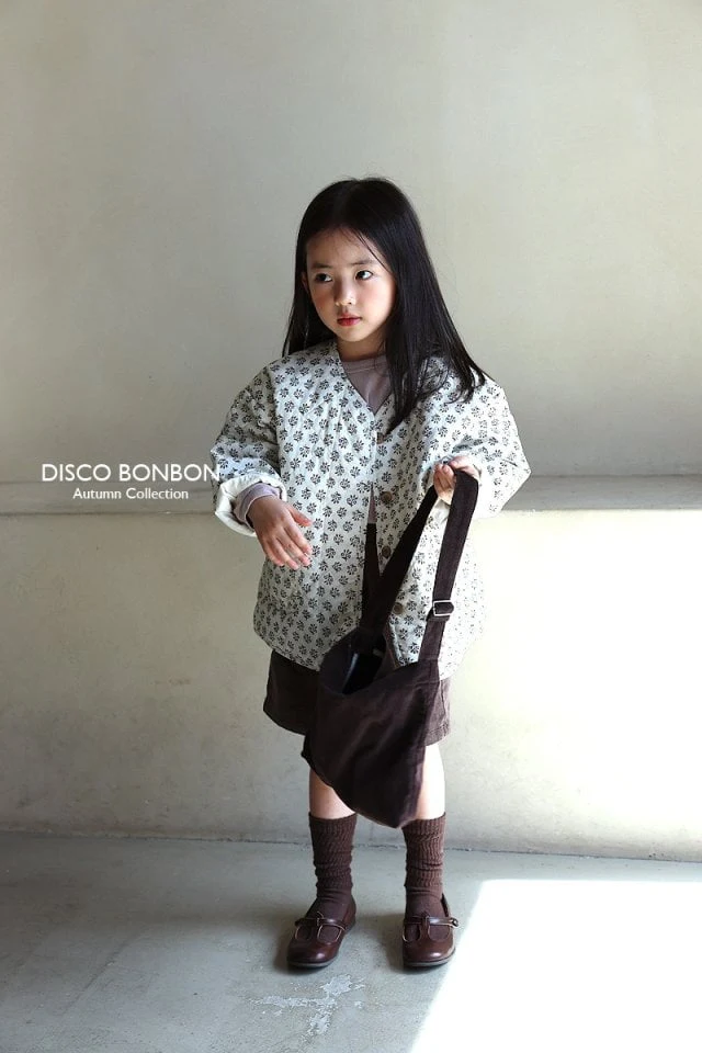 Disco Bonbon - Korean Children Fashion - #designkidswear - Square Corduroy Bag - 12