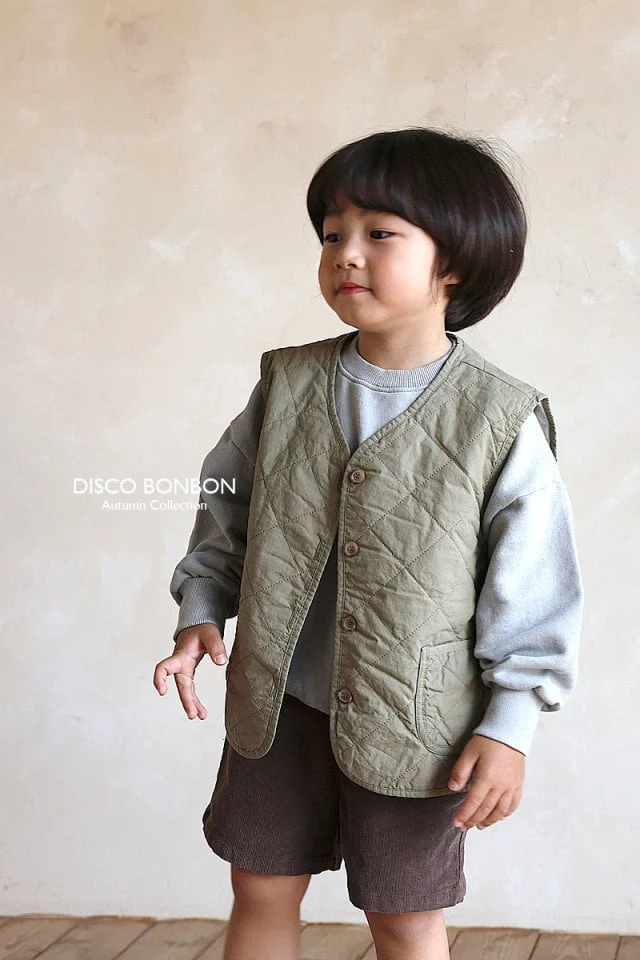 Disco Bonbon - Korean Children Fashion - #fashionkids - Warm Quilting Vest - 8