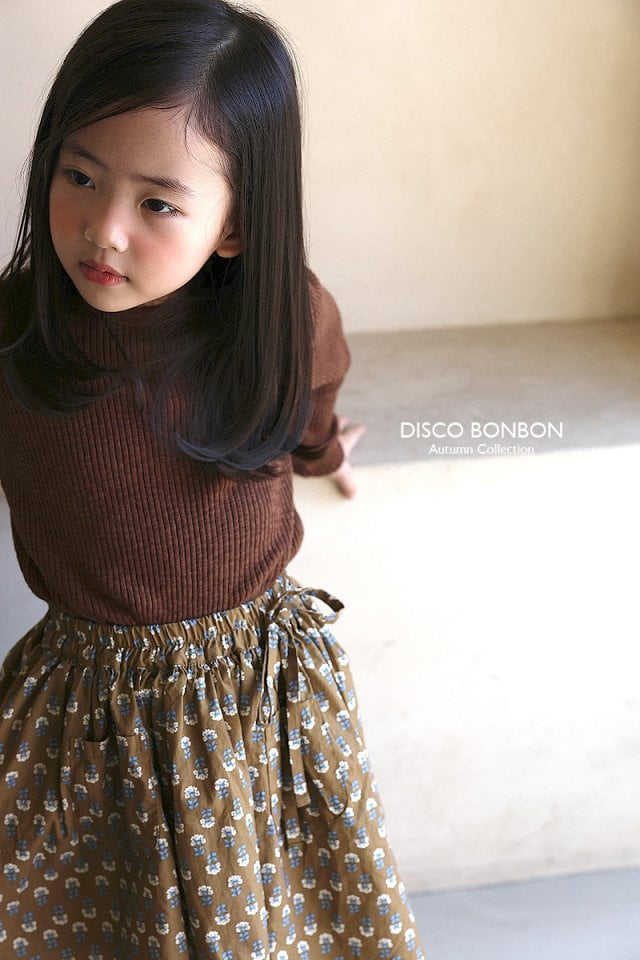 Disco Bonbon - Korean Children Fashion - #fashionkids - Ribbon Tie Skirt - 3