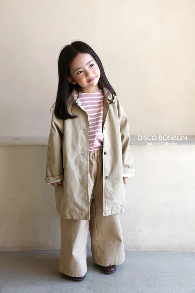 Disco Bonbon - Korean Children Fashion - #fashionkids - London Trench Coat - 5