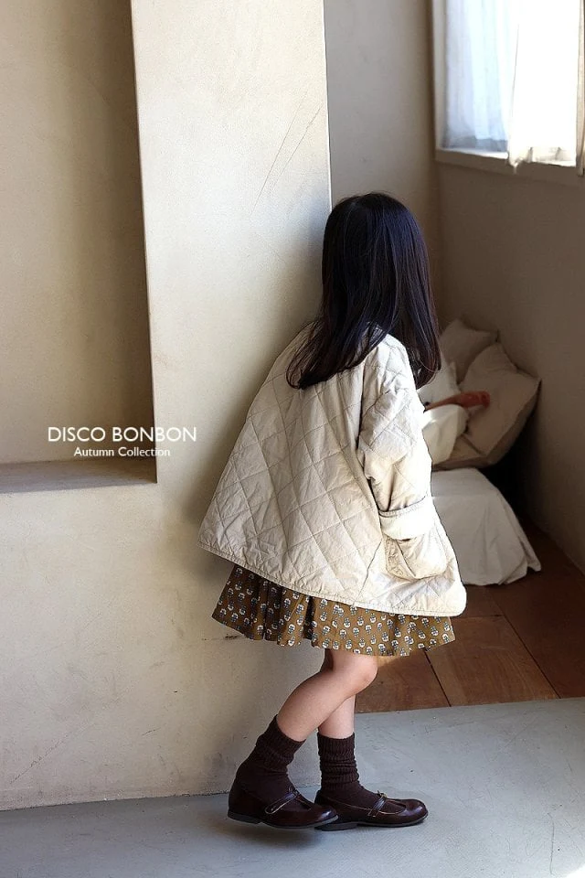 Disco Bonbon - Korean Children Fashion - #kidsshorts - Bongbong Quilting Jumper - 11