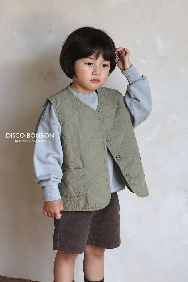 Disco Bonbon - Korean Children Fashion - #kidsshorts - Warm Quilting Vest - 9