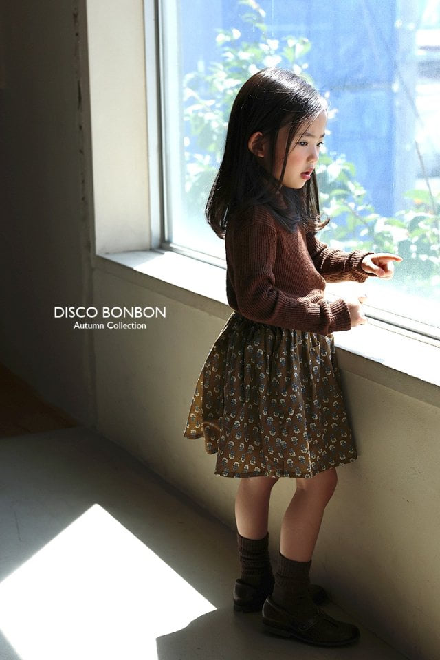 Disco Bonbon - Korean Children Fashion - #fashionkids - Ribbon Tie Skirt - 4