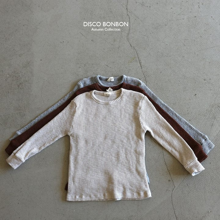 Disco Bonbon - Korean Children Fashion - #kidsshorts - Knit Tee