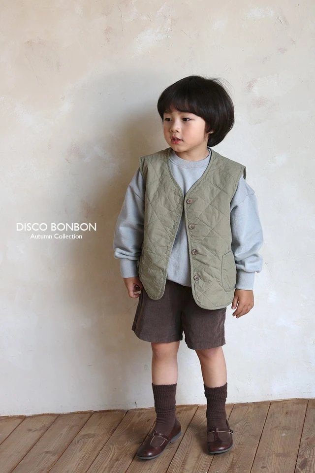 Disco Bonbon - Korean Children Fashion - #kidsstore - Warm Quilting Vest - 10