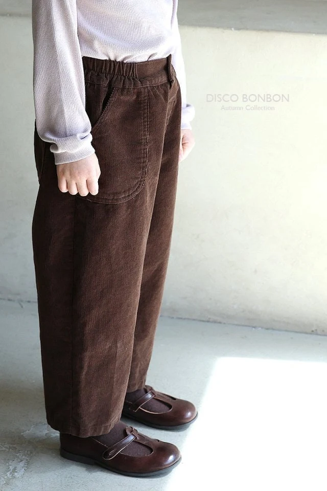 Disco Bonbon - Korean Children Fashion - #littlefashionista - Soft Corduroy Pants - 12