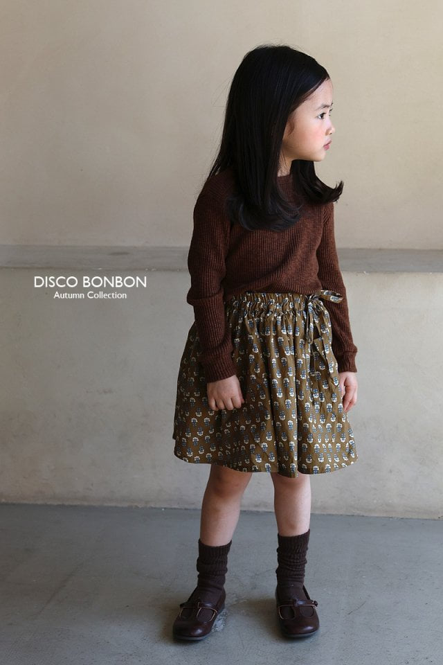 Disco Bonbon - Korean Children Fashion - #magicofchildhood - Ribbon Tie Skirt - 9