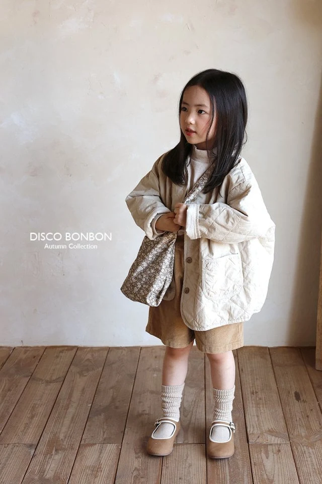 Disco Bonbon - Korean Children Fashion - #minifashionista - Square Corduroy Bag - 5