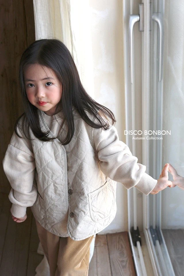 Disco Bonbon - Korean Children Fashion - #stylishchildhood - Warm Quilting Vest - 3