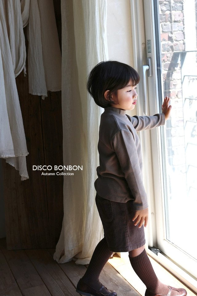 Disco Bonbon - Korean Children Fashion - #todddlerfashion - Comfy Span Turtleneck Tee - 6