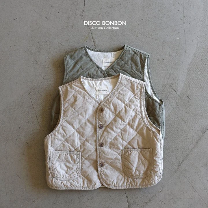 Disco Bonbon - Korean Children Fashion - #todddlerfashion - Warm Quilting Vest