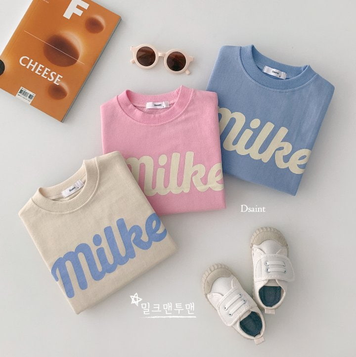 Dsaint - Korean Children Fashion - #Kfashion4kids - Milke Sweatshirts