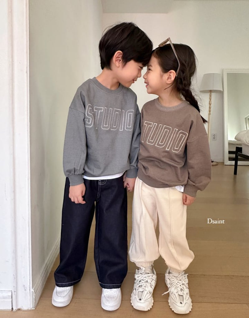 Dsaint - Korean Children Fashion - #Kfashion4kids - Studio Pigment Embroidery Sweatshirts - 10